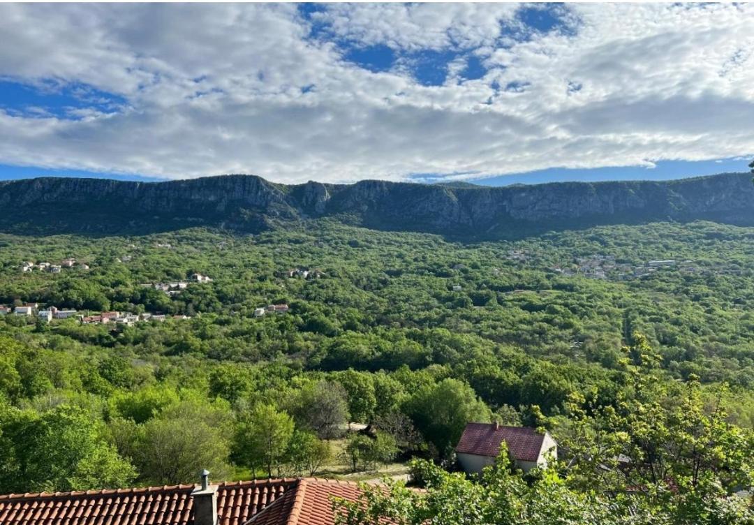 Amazing Sea-Mountain Valley View House With 3 Terraces And Huge Chill Gardens, 5Min From The Sea! Bribir  Ngoại thất bức ảnh