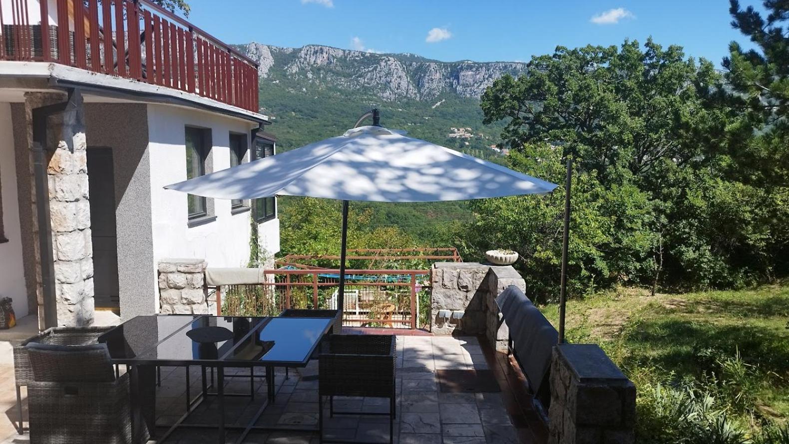Amazing Sea-Mountain Valley View House With 3 Terraces And Huge Chill Gardens, 5Min From The Sea! Bribir  Ngoại thất bức ảnh